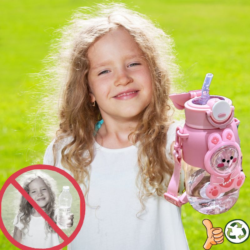 Gourde enfant: DINO-ANIMAUX 600ml💧🫗