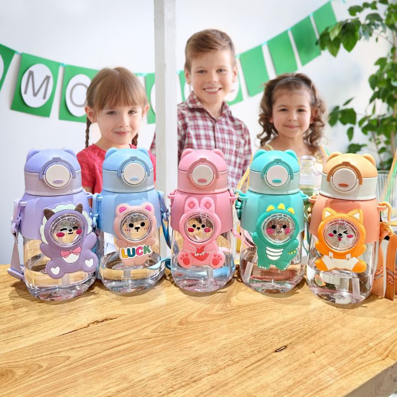 Gourde enfant: DINO-ANIMAUX 600ml💧🫗