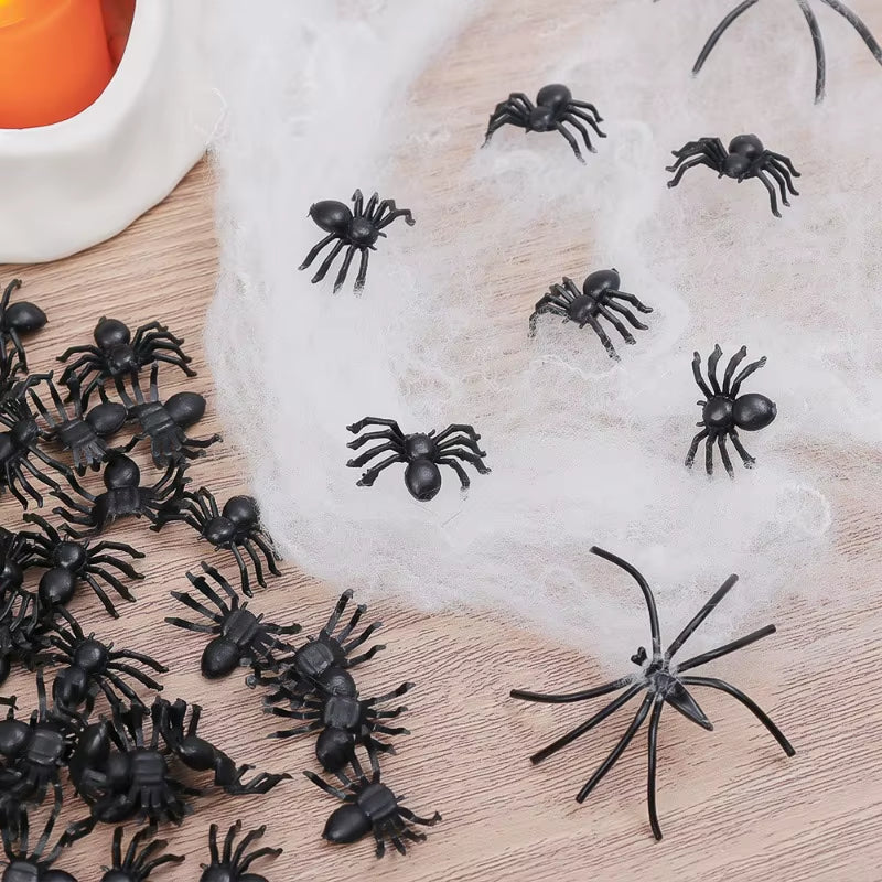 Décoration halloween| Fausses araignées Farce et Attrape ou outil pédagogique🕷️🕸️