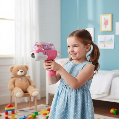 jeu de fléchette collante dans un pistolets en plastique ce jeu d adresse est pour toute la famille animation de fete, kermess