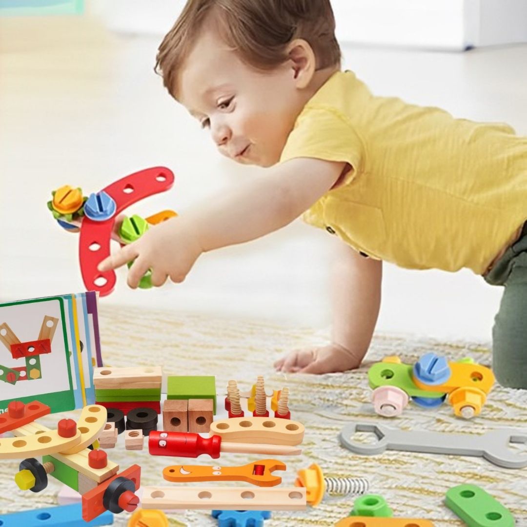 Jeu de Construction Bois | Pièces et Plans🔧🪛 - JEUX - FOCUS