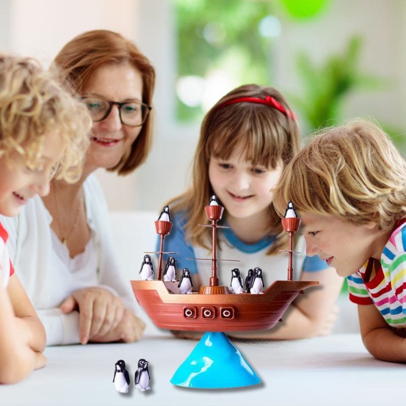 jeu de société 3 ans | Bateau Pirate des Pingouins🐧