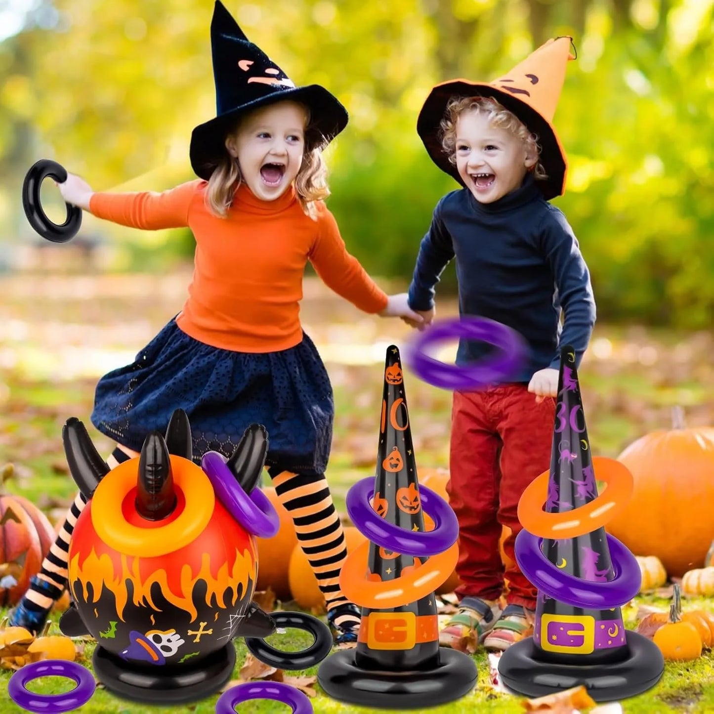 jeux d'Halloween décoratifs faciles à inmstaller, modèle clé en main laissez vos invité organiser les règles de jeu, rien de plus facile