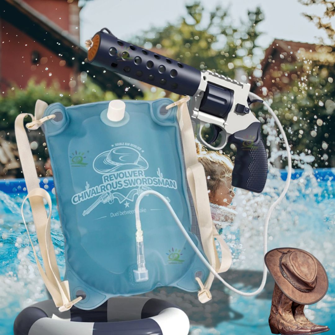 JEUX D'EAU| Pistolet à Eau électrique /COW GIRL et COWBOY🤠💦 - JEUX - FOCUS
