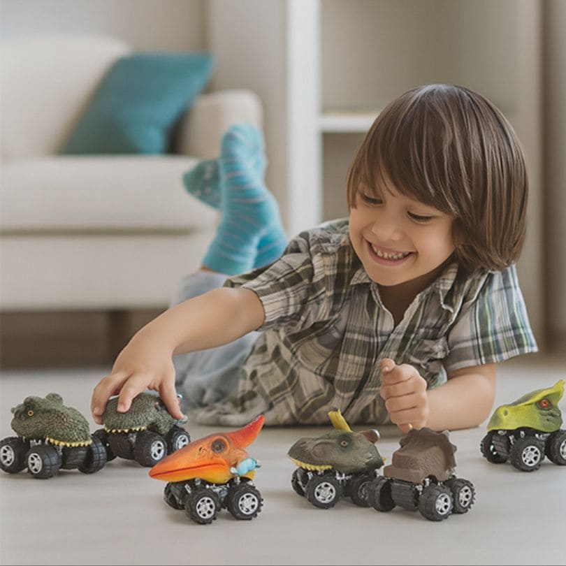 jouets-dinosaures-tricératops-voiture-automatique-sans-pile