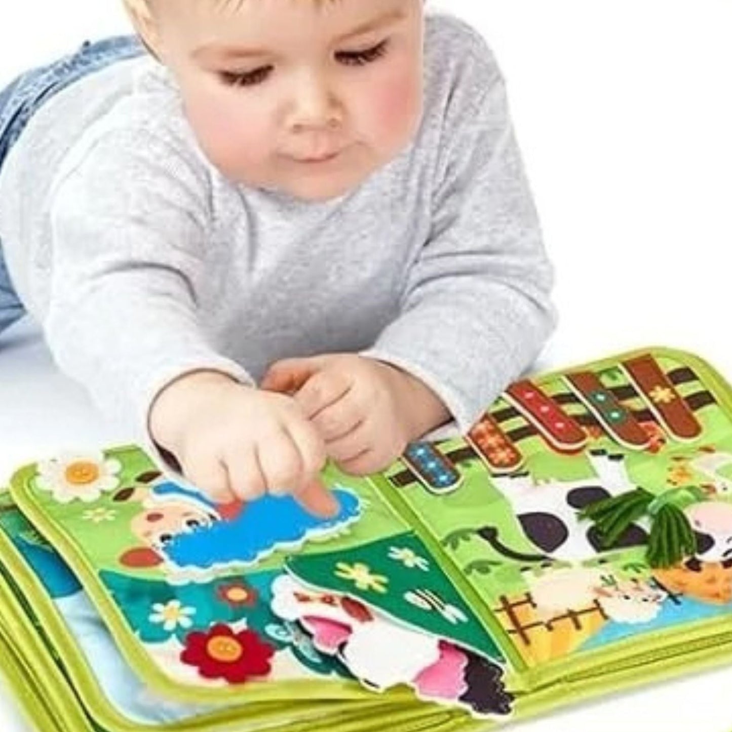 Livre pour enfant: BUSYBOOK - Histoire d'animaux de ferme (3 à 6ans)📕🐴🫑🍅 - JEUX - FOCUS