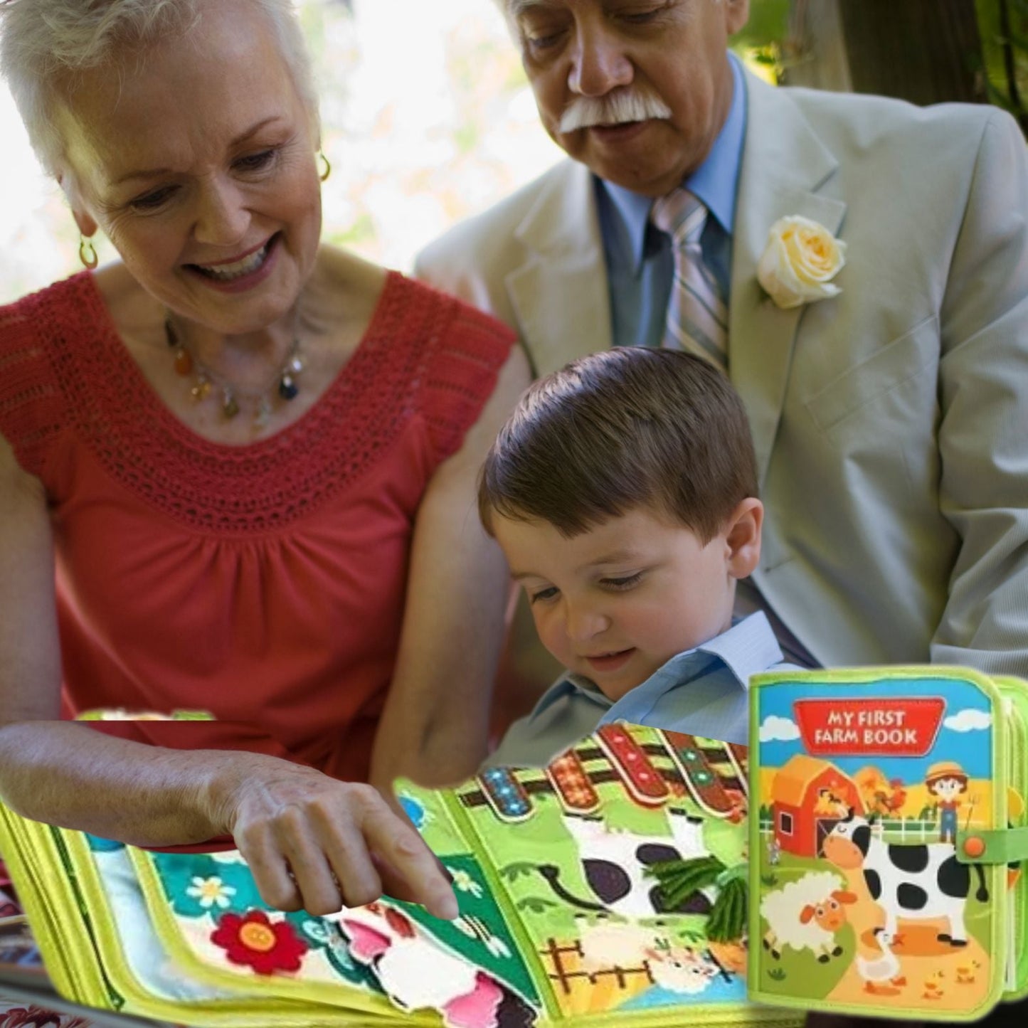 Livre pour enfant: BUSYBOOK - Histoire d'animaux de ferme (3 à 6ans)📕🐴🫑🍅 - JEUX - FOCUS