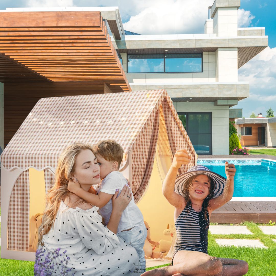 Maisonnette enfant pliable | Ma Cabane enfant moderne🏠 - JEUX - FOCUS