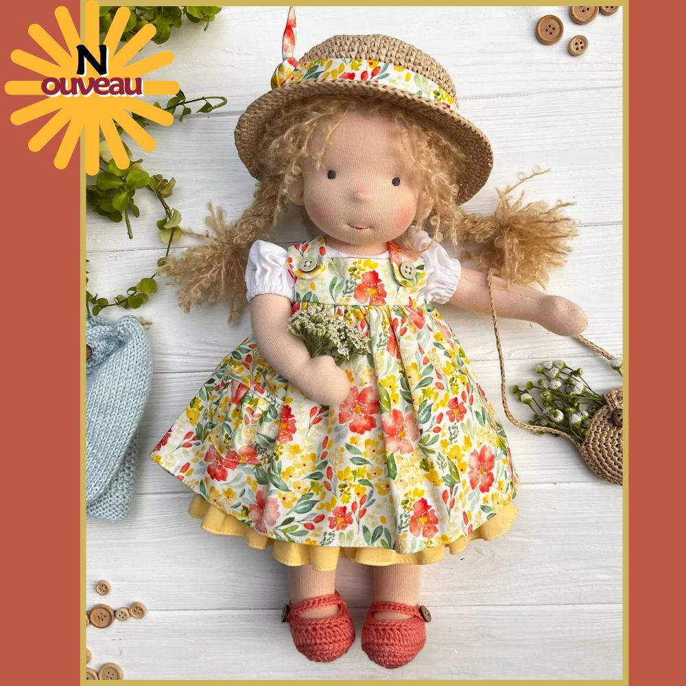 POUPEE DE CHIFFON | Waldorf: Les Blondinettes™ 👧🏼