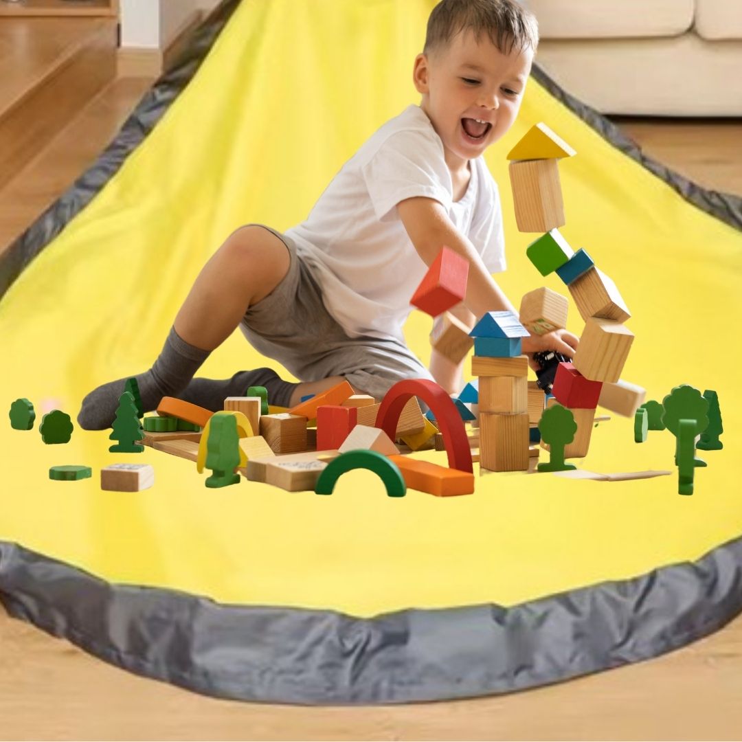 Panier de Rangement 2 - EN - 1|Tapis ramasse de jouets rapide!🧺 - JEUX - FOCUS