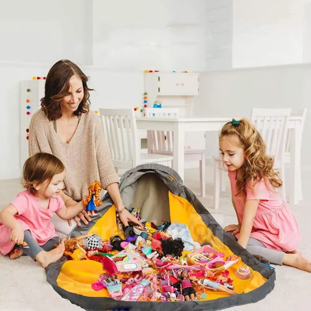 Panier de Rangement 2 - EN - 1|Tapis ramasse de jouets rapide!🧺 - JEUX - FOCUS