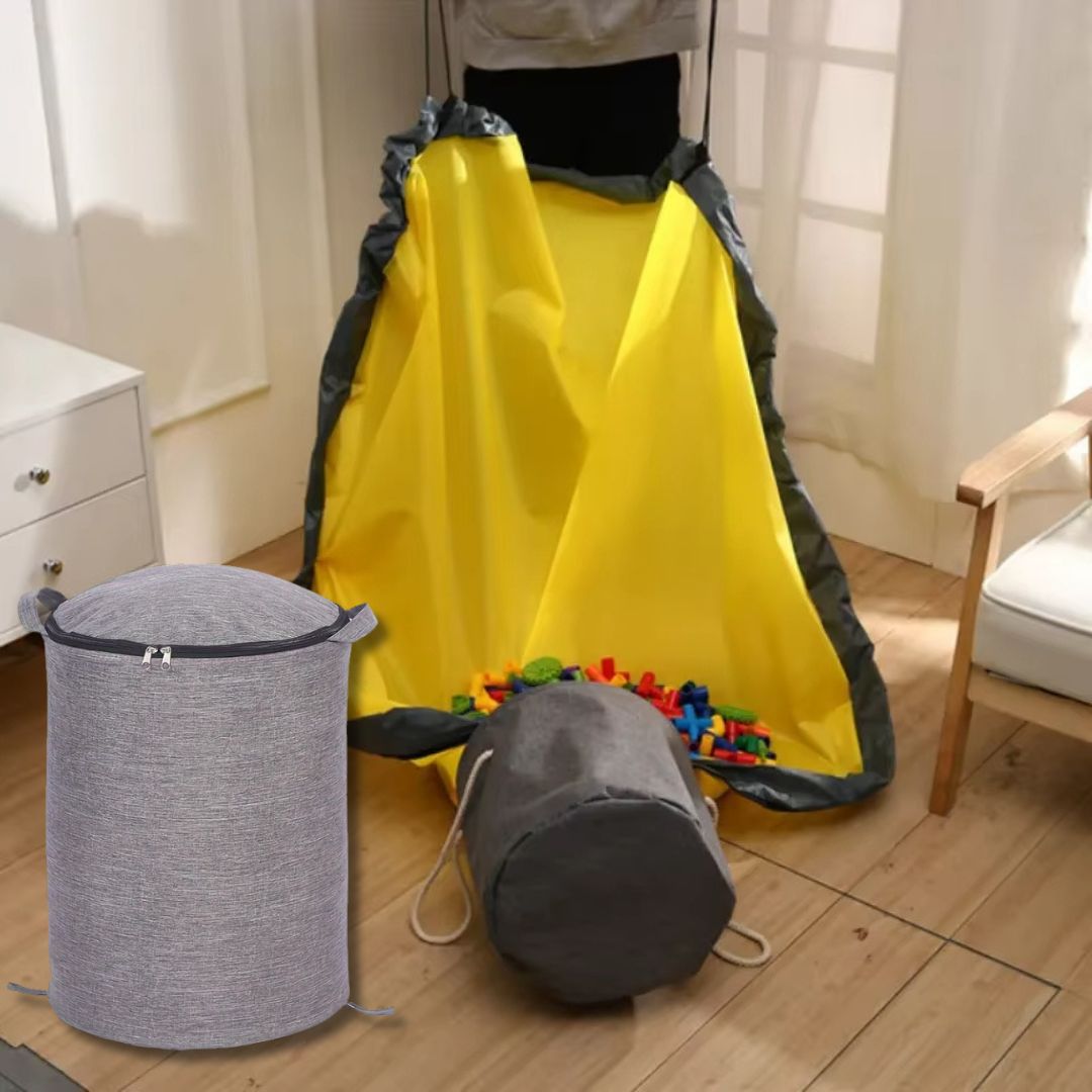 Panier de Rangement 2 - EN - 1|Tapis ramasse de jouets rapide!🧺 - JEUX - FOCUS