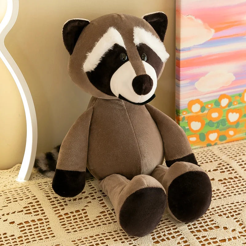 peluche-animaux-doudou-raton-laveur-des-bois-adorable