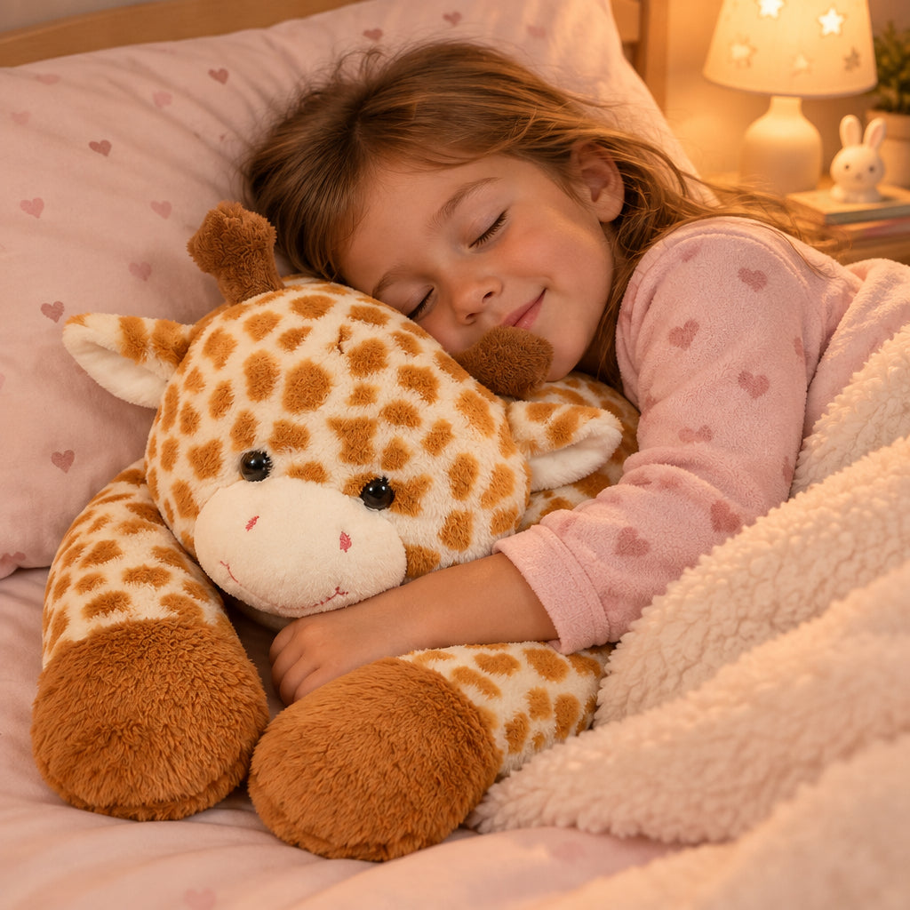 peluche lestée thérapeutique modèle girafe