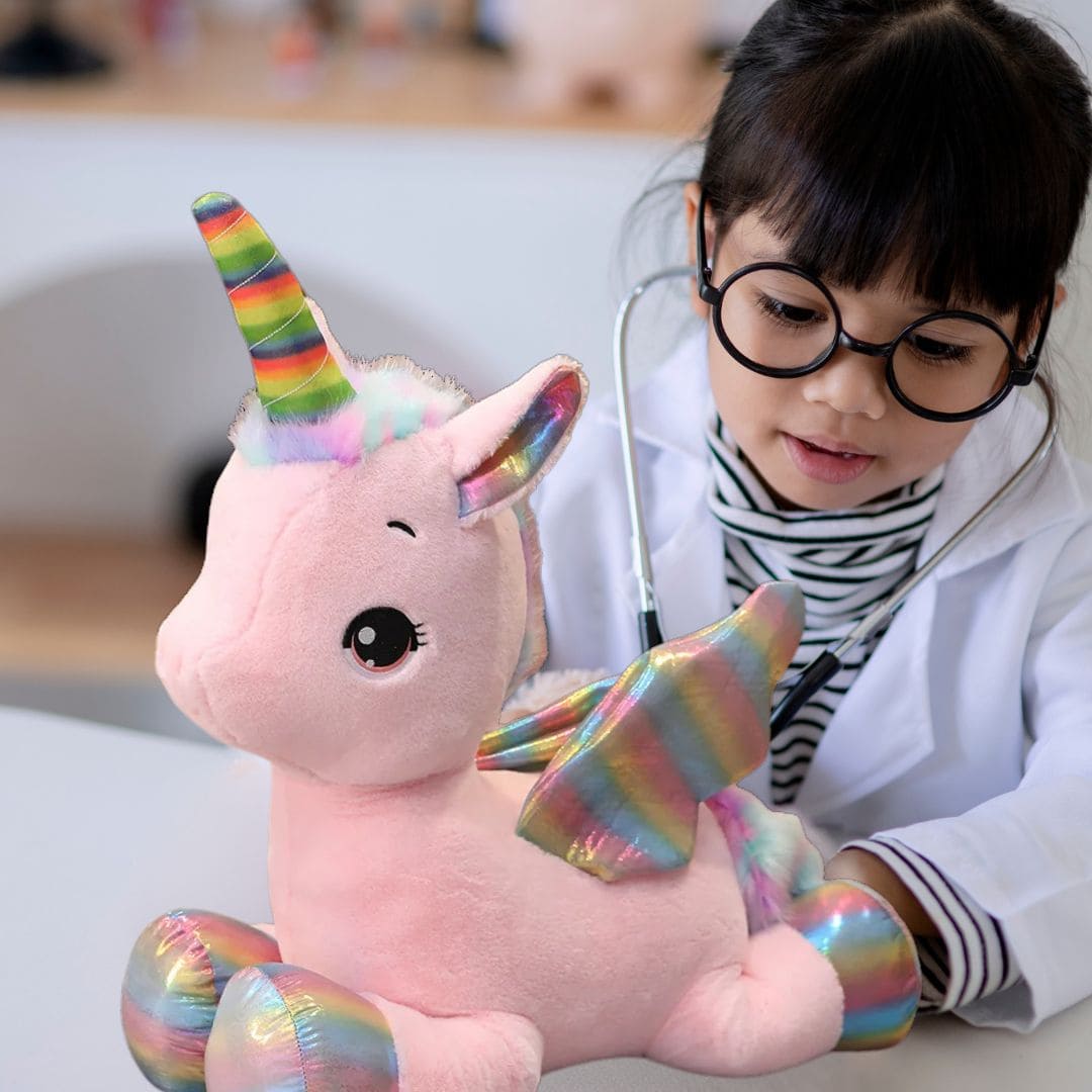 peluche-licorne-imaginaire-enfant-vétérinaire-créativite-éaboation-de-scénario-créativité