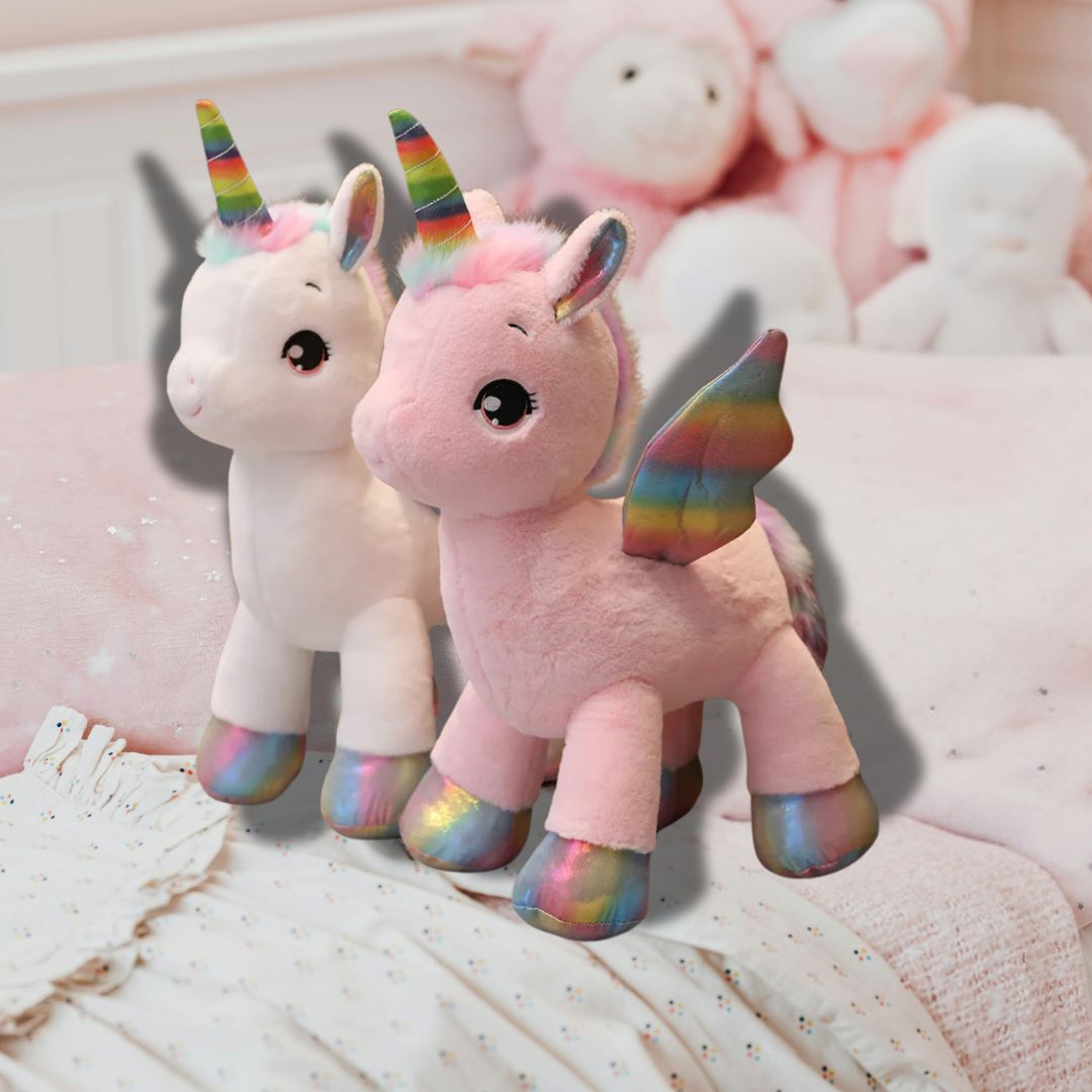 Peluche licorne Petite, Moyenne ou Grande🦄🌈 - JEUX - FOCUS