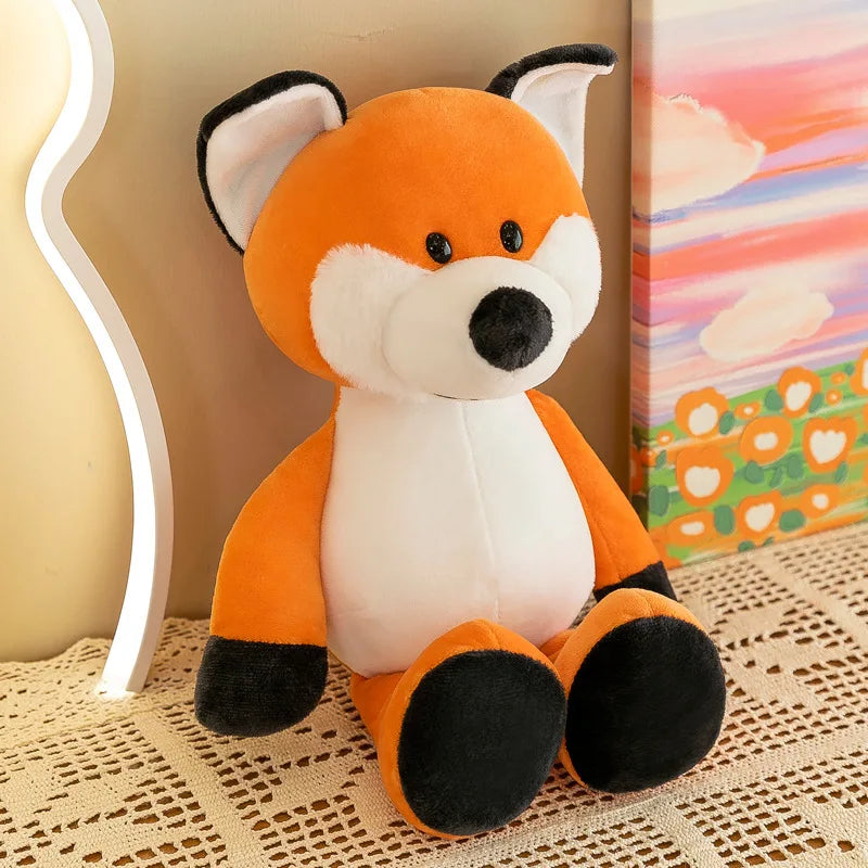 peluche-renard-roux-adorable-Peluche-Animaux-des-bois