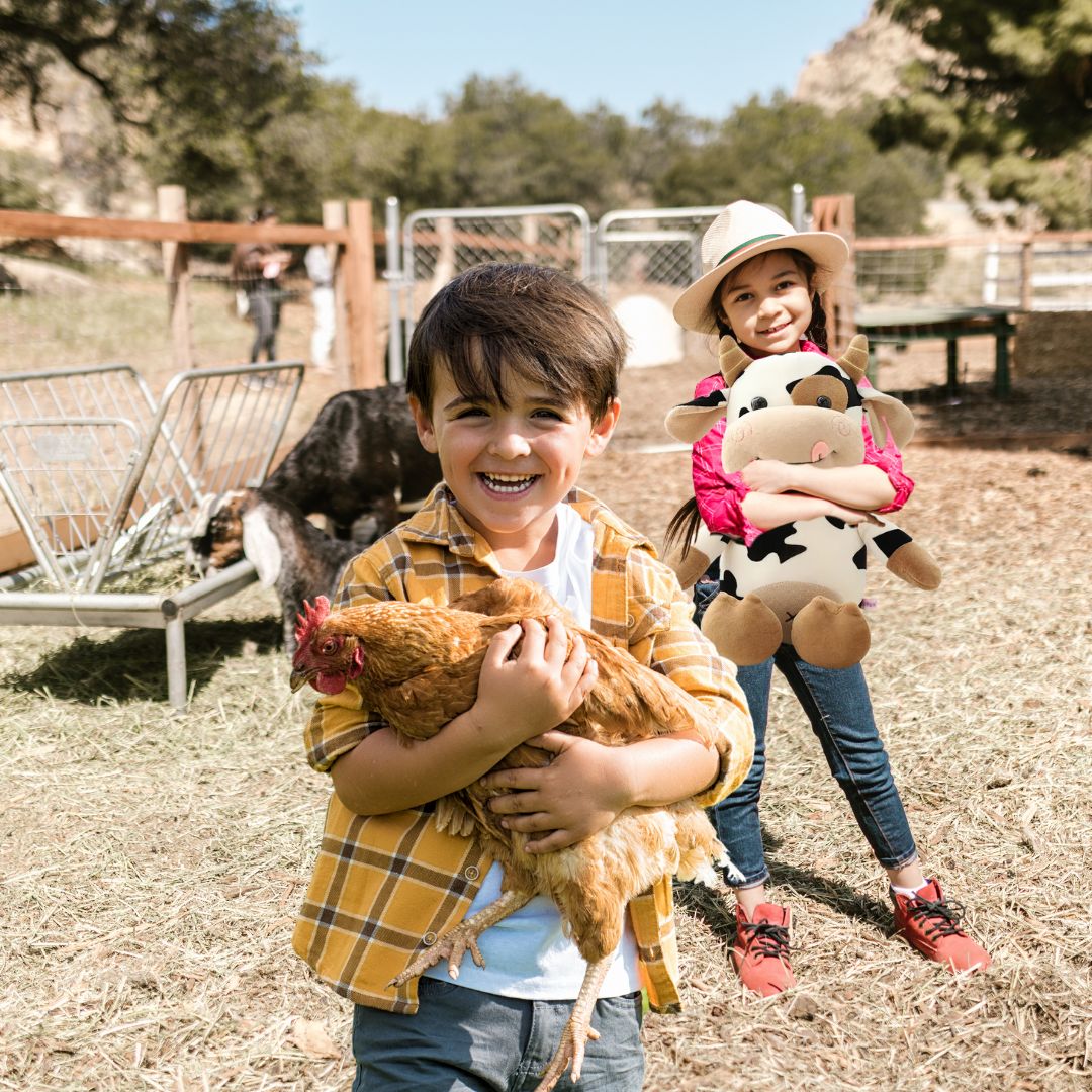 Peluche Vache à la ferme mignonneet amusante