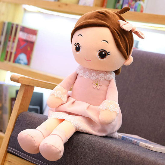 poupÉe-fille-PELUCHE-DE-COTON-POUPÉE-DE-CHIFFON