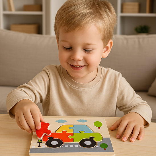 puzzle-3-ans-amusant-thème-garcon-et-fille-en-bois-couleurs-développement-précoce2-4-ans