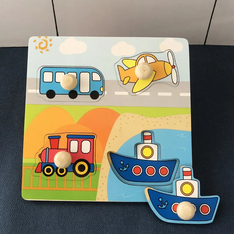 puzzle-bebe-en bois-4-pieces-transport