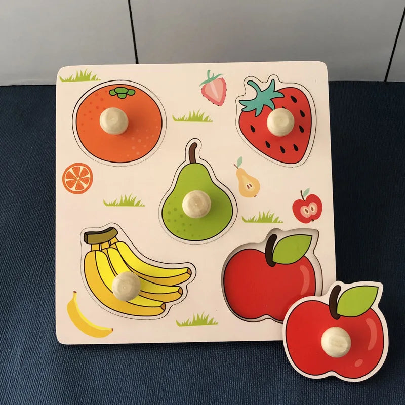 puzzle-bebe-en bois-5-pieces-fruit