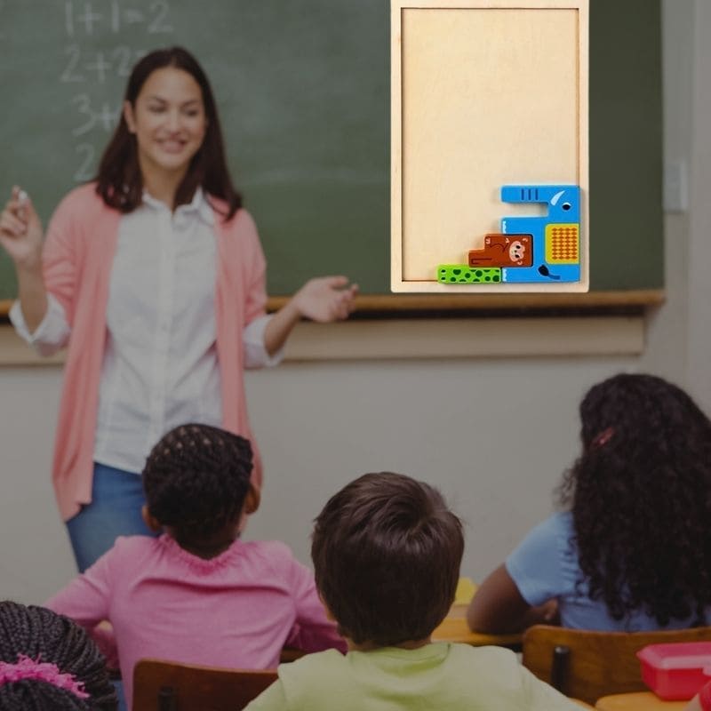 puzzle-en-bois-Montessori-éducatif-mathématique-espace-aire-bloc-russe