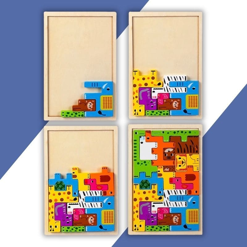 puzzle-en-bois-blocs Russes-à-la-manière-du-jeu-TETRIS