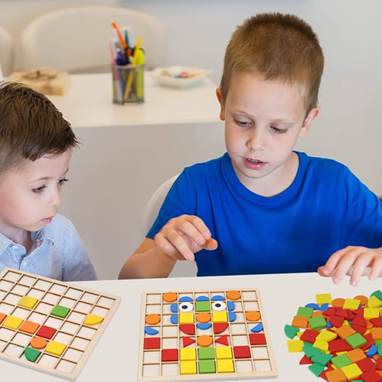puzzle-enfant-120-pieces-bois-mosaique-créativite-défi-développeent-mathématique
