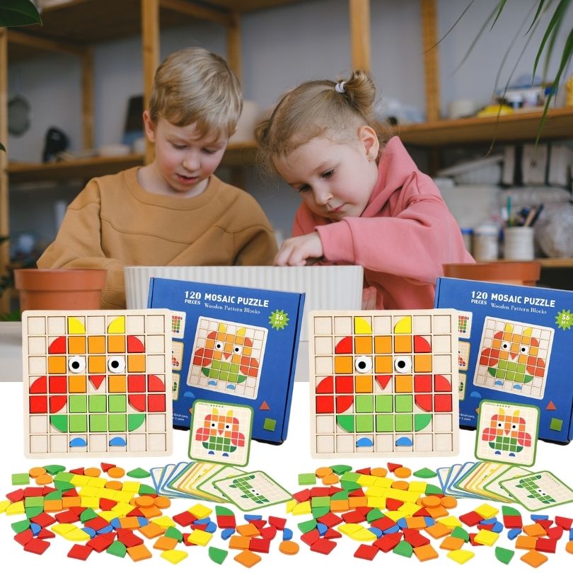 puzzle-enfant-bois-mosaique-manipulation-Montessori-contact-tactile-bois-5ans-OFFRE-RAbais-2-boites