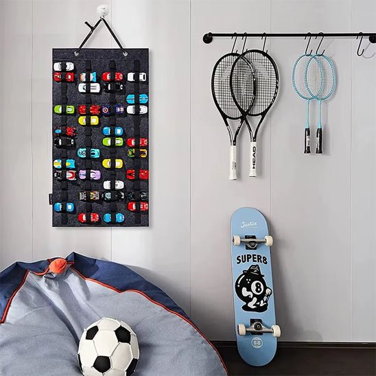 RANGEMENT POUR JOUET: Rangement mural pour les petites voituresđ - JEUX - FOCUS