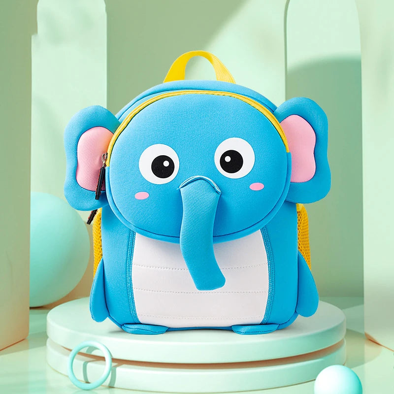 sac-a-dos-enfant-bleu-éléphant-3D-mignon-1-6-ans