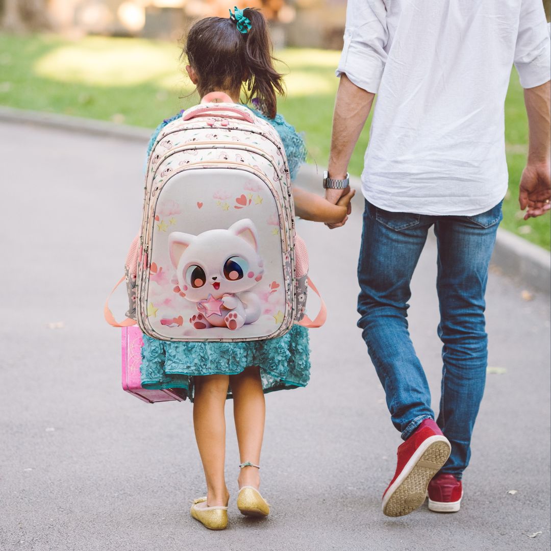 Sac à dos enfant | Cartable orthopédique enfants (FILLE)🎒👧 - JEUX - FOCUS