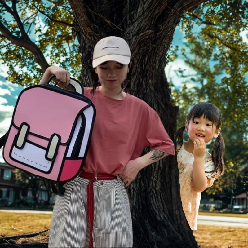 sac-a-dos-enfant-design-cartoon-rose-fille-2-grandeurs