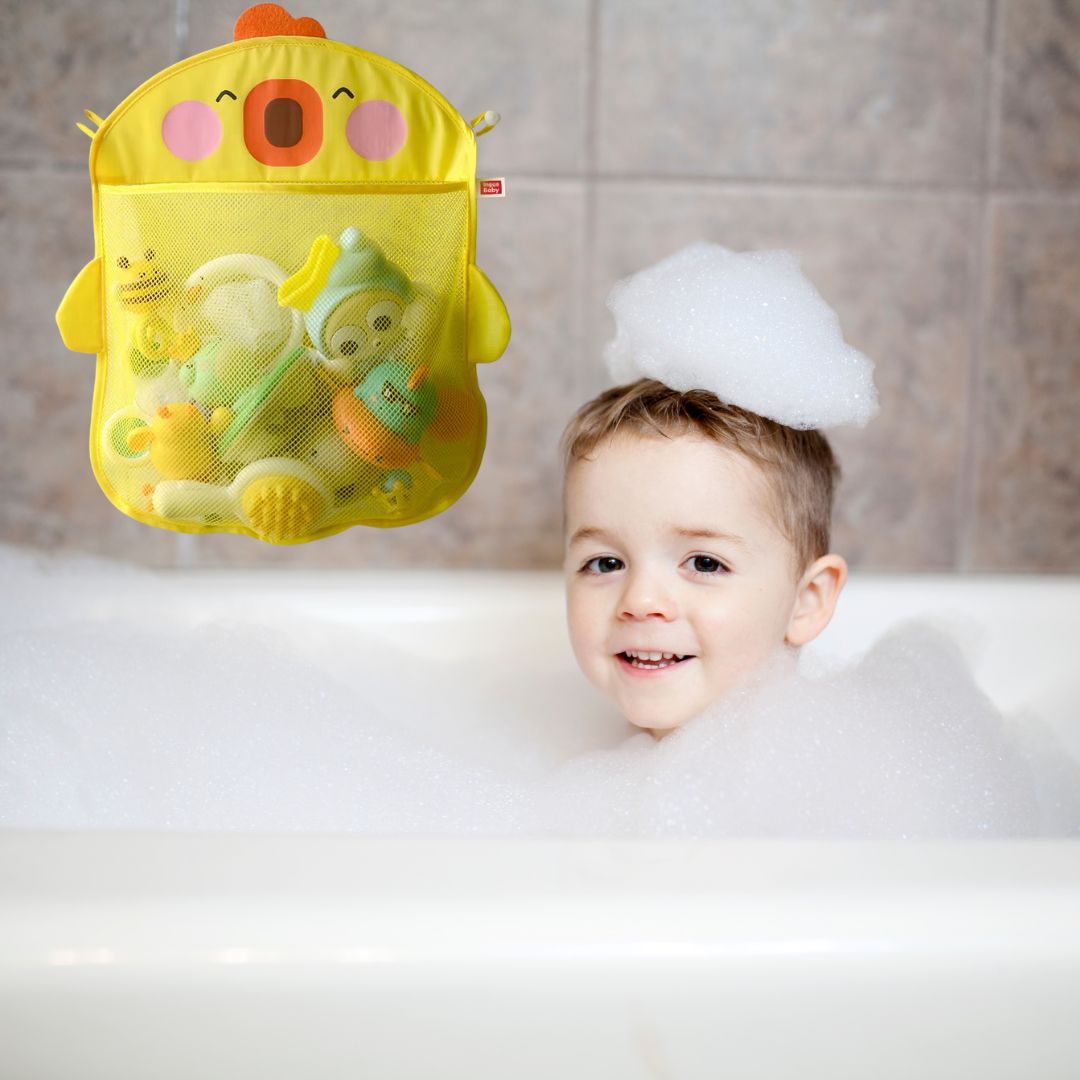 SAC DE RANGEMENT SUSPENDU pour jouets de bain🛀🏽 - JEUX - FOCUS