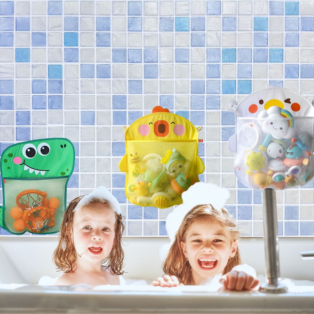 SAC DE RANGEMENT SUSPENDU pour jouets de bain🛀🏽 - JEUX - FOCUS