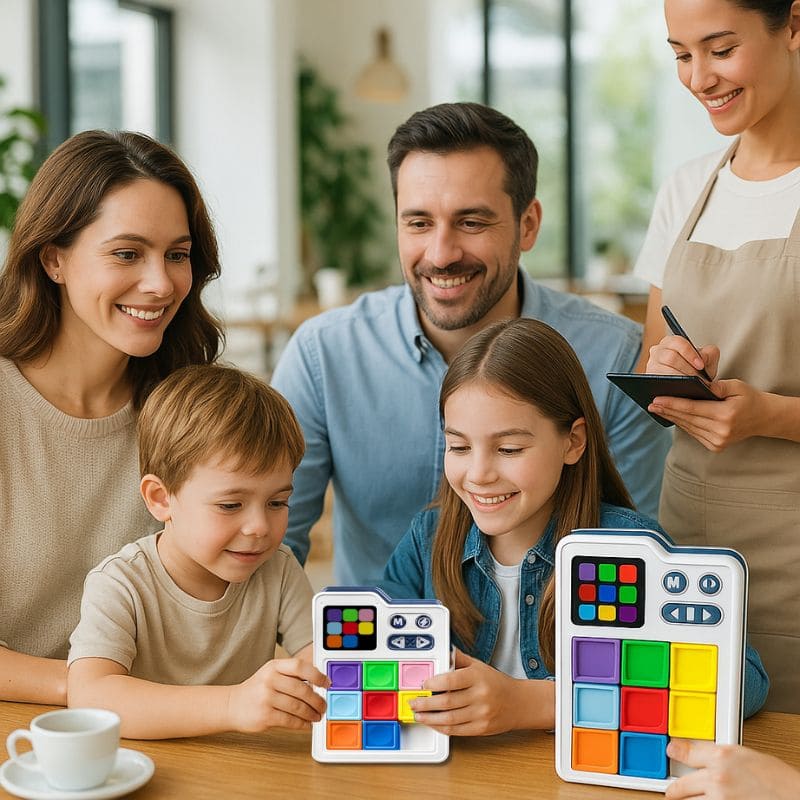 Le smart game solitire pour toute la famille idéal pour patienter sans recours aux écrans néfastes pour la santé