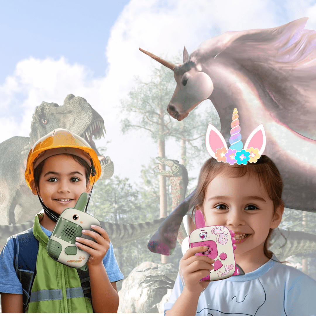 talkie walkie : Dinosaures🦖ou Licornes🦄 - JEUX - FOCUS