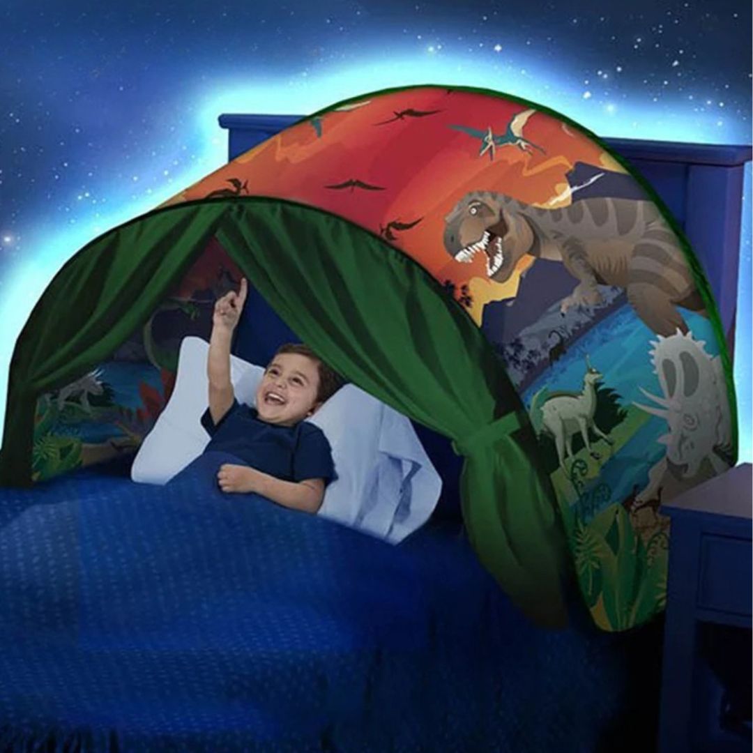 TENTE DE LIT |Tente de rêve pour lit d'enfant 4 designs riches🏕️