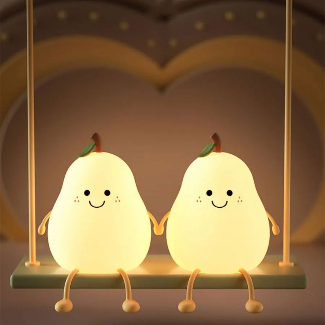 Veilleuse bébé| Veilleuse Led sans fil Mlle Poire🍐
