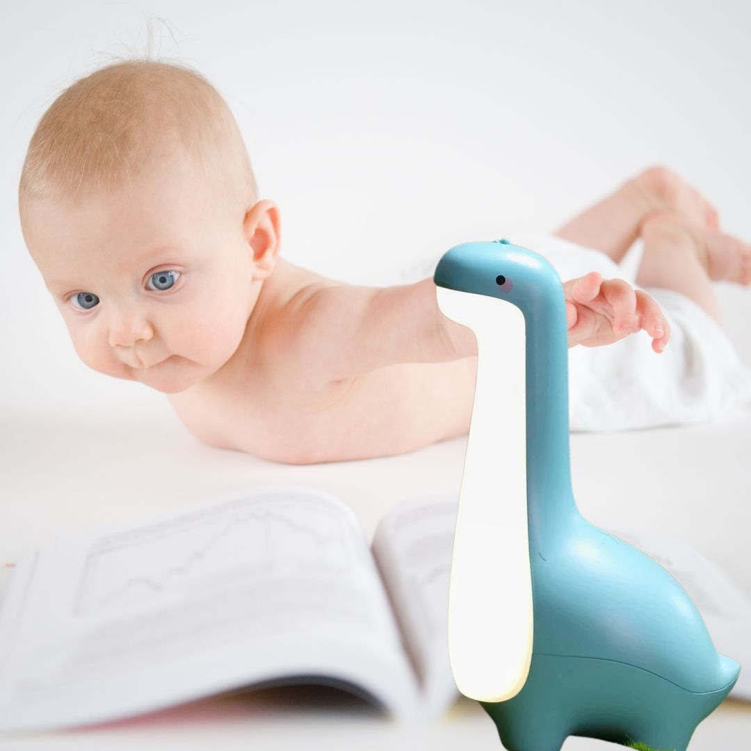 veilleuse enfant jouet dinosaure bleu