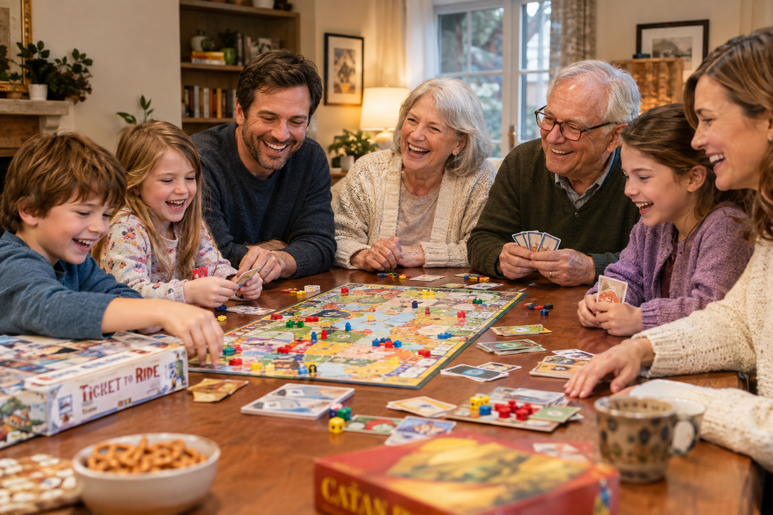 jeux de société famillial tous très heureux souvenir marquants