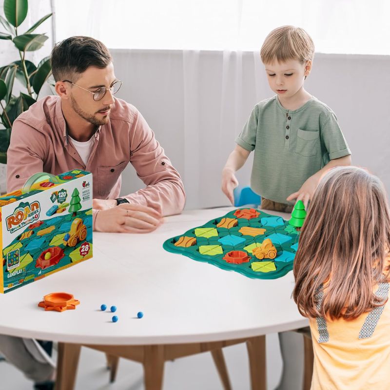 Jeu de Logique |  Le P'TIT ROUTIER™ Construction de routes♟️🚜(enfant:3-8ans)