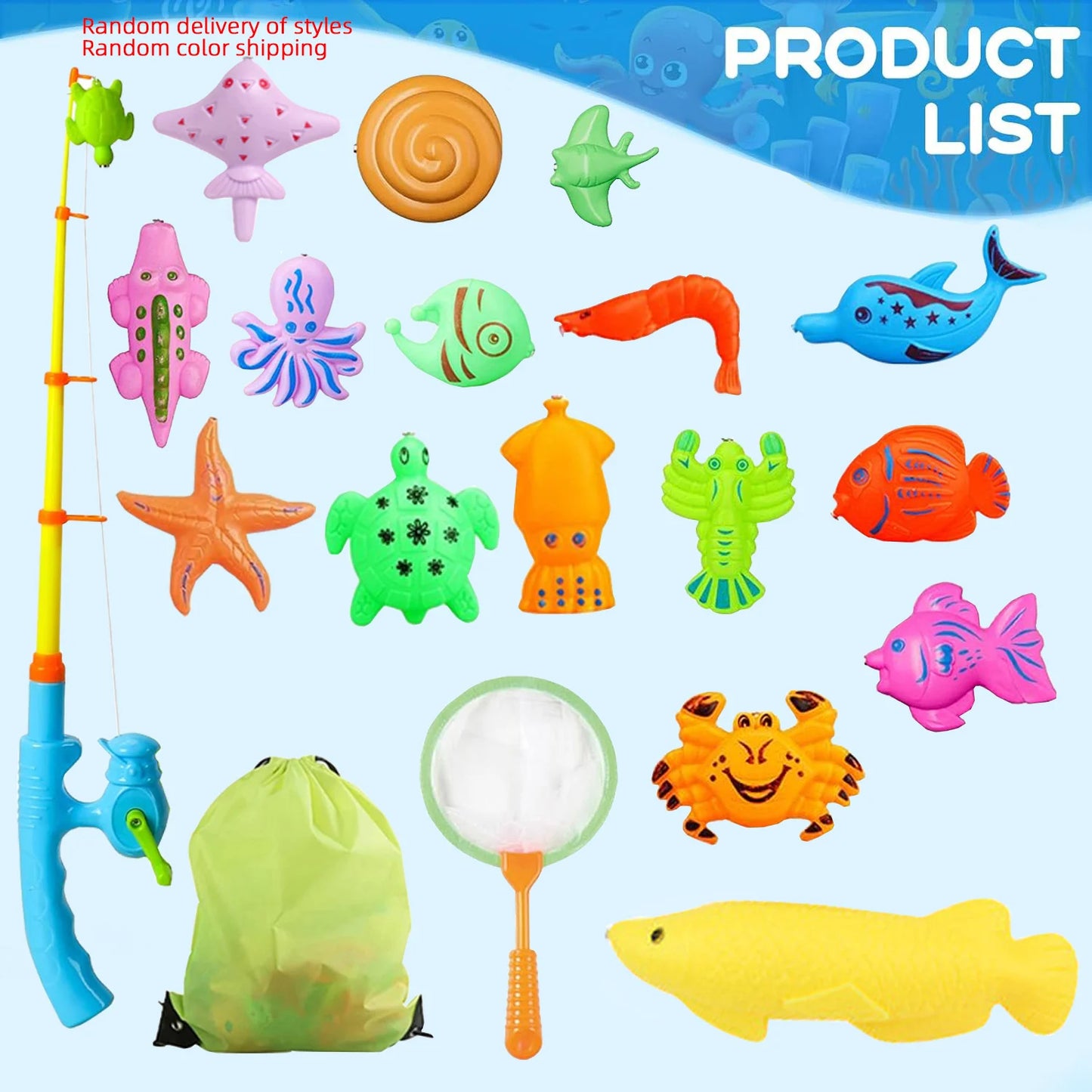 Ensemble de pêche magnétique 38 pièces