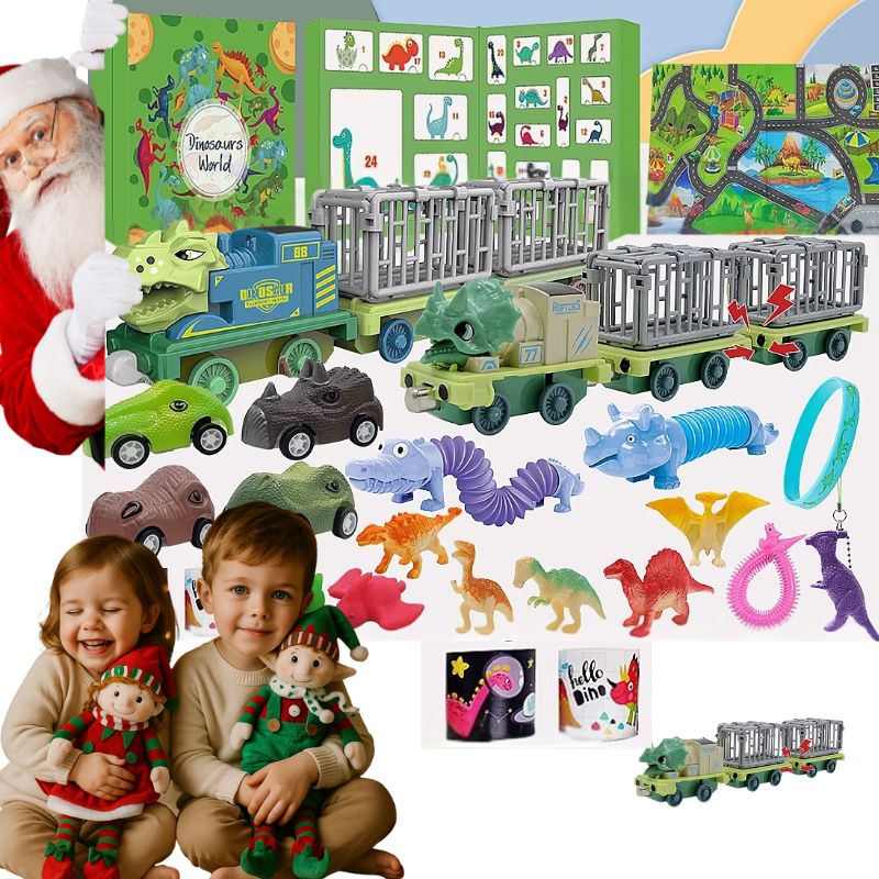 Calendrier de l'Avent 2025 DINO-MOBILES™|Pour Petits et Grands🦖 (3-7ans)