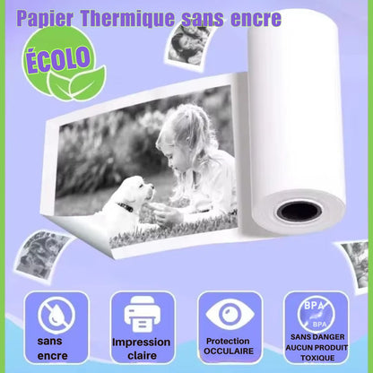 PAPIER D'IMPRESSION THERMIQUE| Recharge de Notre CAMÉRA-PRINT™