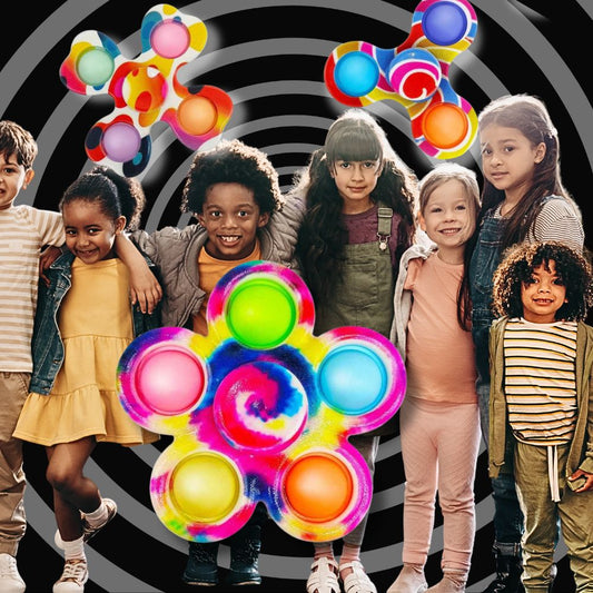 Hand spinner | Fidget toys Pop-IT™ : Roi de l'Anti-stress