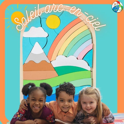 PUZZLE en Bois  | MONTESSORI🧩 ÉDUCASSETÊTE-SOLEIL™
