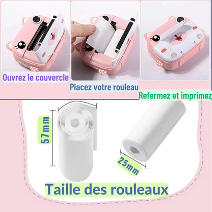 PAPIER D'IMPRESSION THERMIQUE| Recharge de Notre CAMÉRA-PRINT™