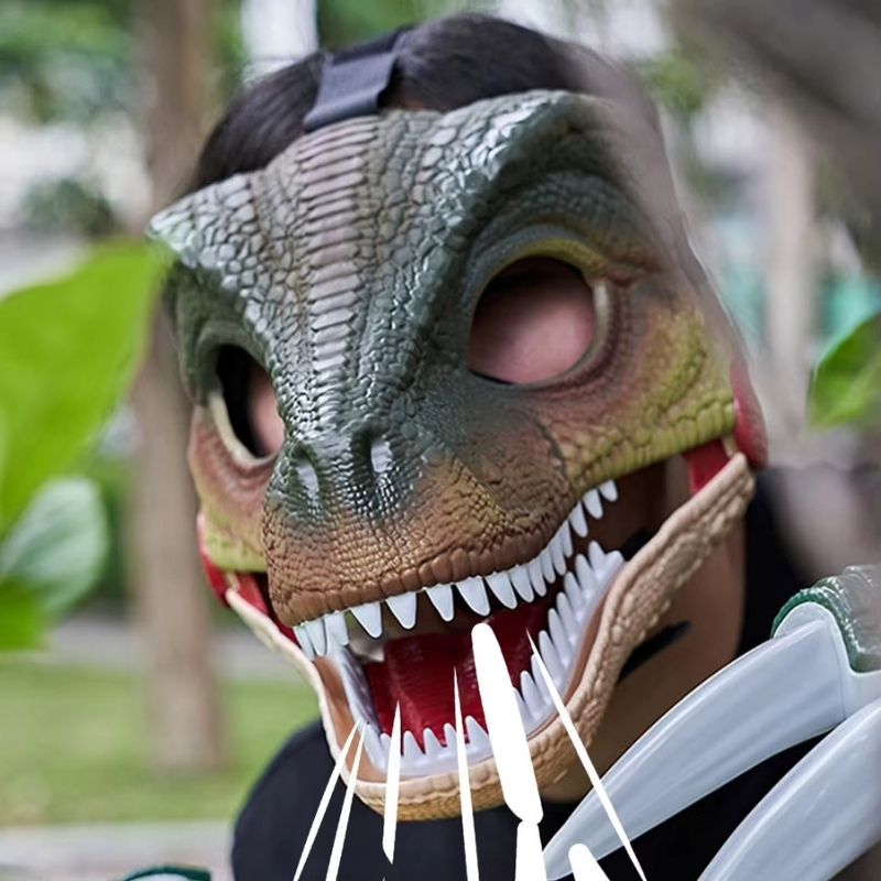 Déguisement Dinosaure Électro-Dino™|Masque Sons et lumières 🦕🦖HALLOWEEN